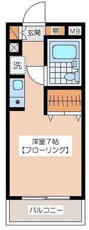 エスタ梅ヶ丘の物件間取画像